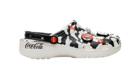 Classic Clog Slippers - White/Black/Red