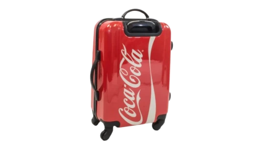 Coca-Cola Script Hardcase Luggage - Red/White/Black