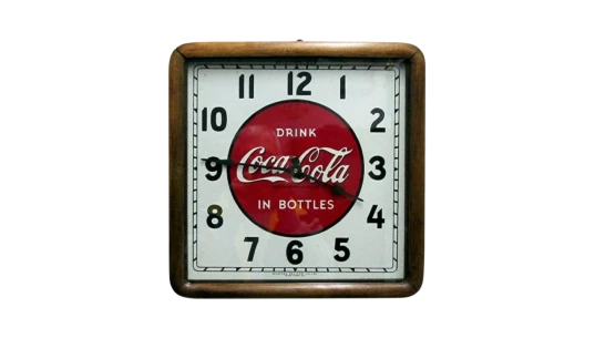 Original Coca-Cola Advertising Wall Clock