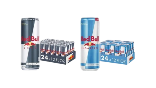 Red Bull Energy Drink Zero Sugar & Sugar Free Pack Of 48