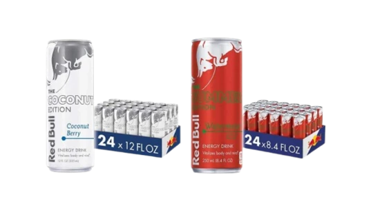 Red Bull Energy Drink Coconut Berry & Red Edition Watermelon Pack Of 48