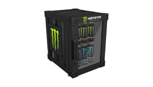 Monster Energy Drink Mini Fridge - Black