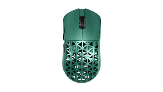 R5 Ultra Wireless Gaming Mouse Carbon Fiber - Green