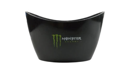 Bottle Cooler Ice Cube Container - Black/Green/White