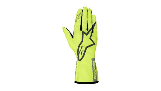 Tech-1 K Race V2 Pure Gloves - Yllw Fluo Mid Gray Dark Silver