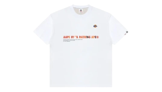 Moonface Graphic Tee Fanta - White/Orange