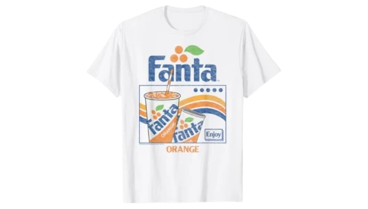 Fanta Enjoy T-Shirt - White/Orange/Blue