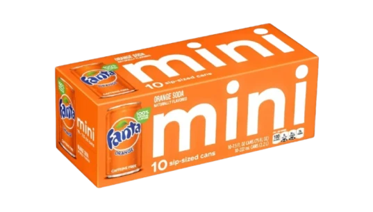 Fanta Mini Cans 207ml 10 Pack