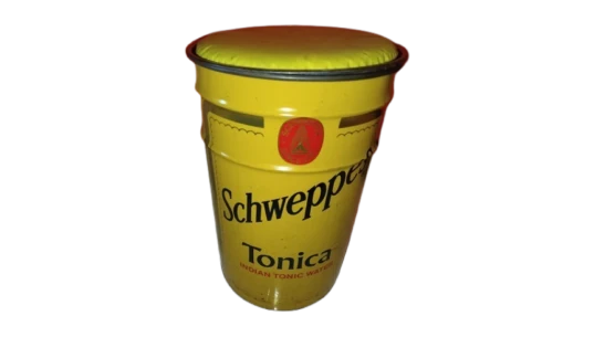 Vintage Schweppes Tonic Tin Storage