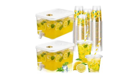 Lemonade Stand Supplies Kit 302 Pcs