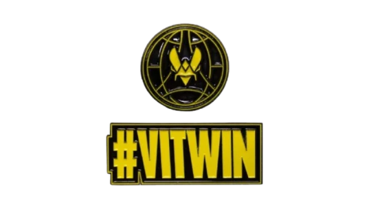 Pack of 2 Team Vitality Pins - Fan Pack 2026