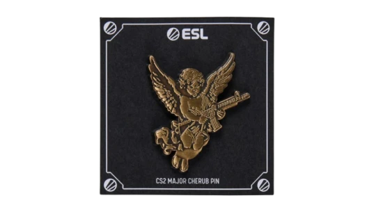 CS Major Cherub Pin Gold