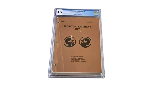 Mortal Kombat Kit Operations Manual 1992 - CGC 4.5