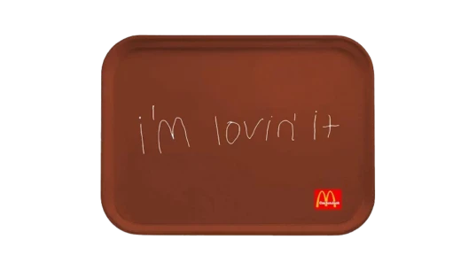 I'm Lovin' It Lunch Tray