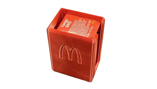 McDonalds Sauce Caddy - Red