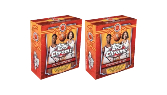 2025 Chrome All-American Basketball Mega Box 2x Lot