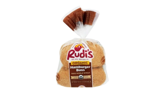 Organic Wheat Hamburger Buns 8 Count (Frozen)