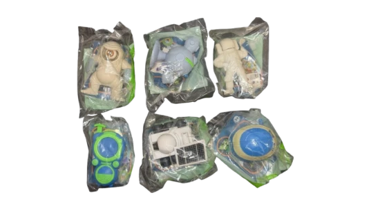 Vintage 2009 Planet 51 Movie Toys Complete Set Of 6 Sealed