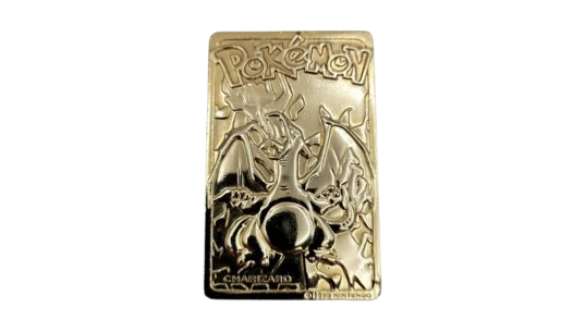 Vintage 1999 Charizard 23K Gold Plated Gold Card Limited Edition