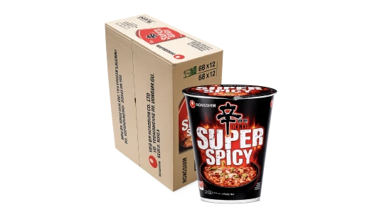 Shin Red Super Spicy Cup Box 12x68g