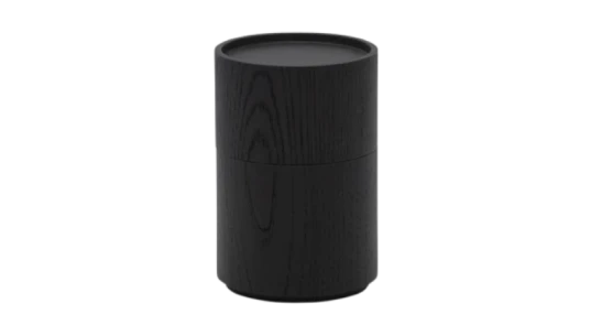 Wooden Tea Canister - Black