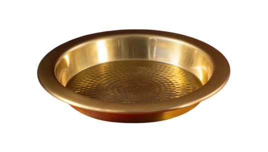 Golden Metal Plate