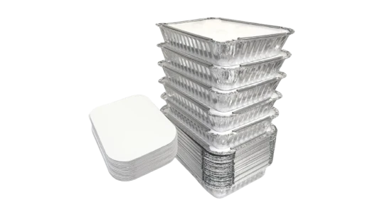Aluminum Containers With Lids 55 Pack