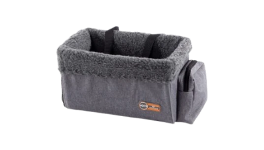 Travel Bike Basket for Pet Large - Grey