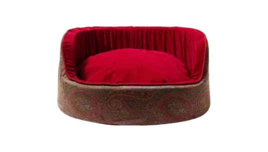 Fausse Jacquard Dog Bed - Multicolor