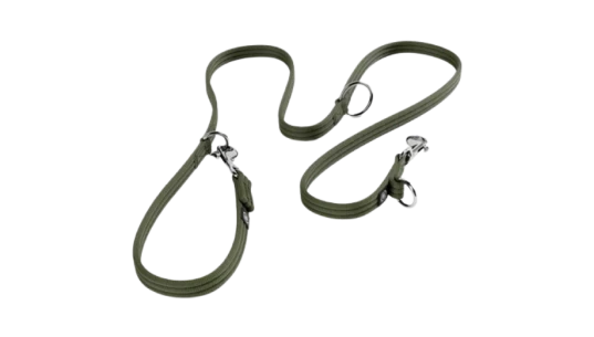 Training Double Ended Dog Lead 2m - Khaki