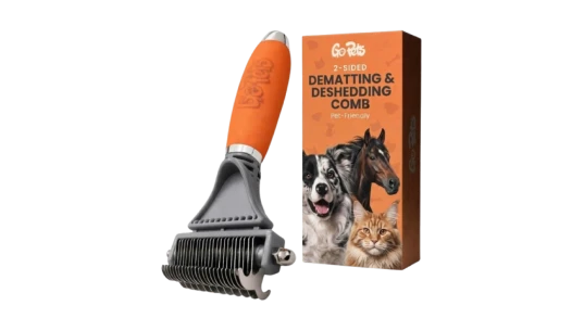 2-in-1 Deshedding & Dematting Comb & Grooming Brush