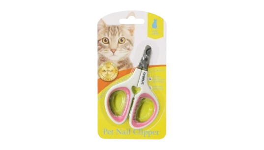 Pet Nail Clippers - White/Pink