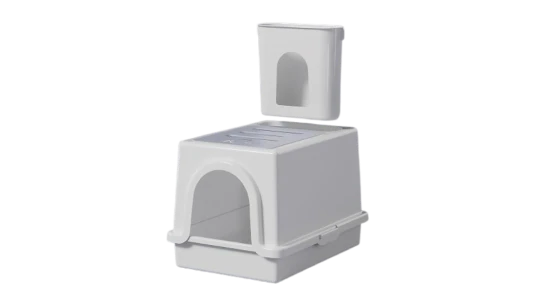 Rabbit Litter Box - White