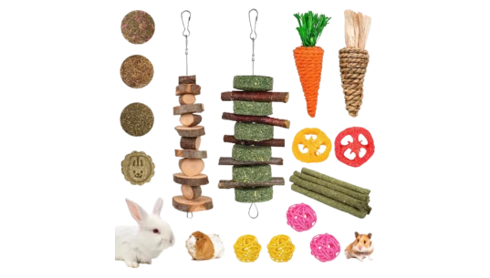 Bunny Chew Toys Set Of 20