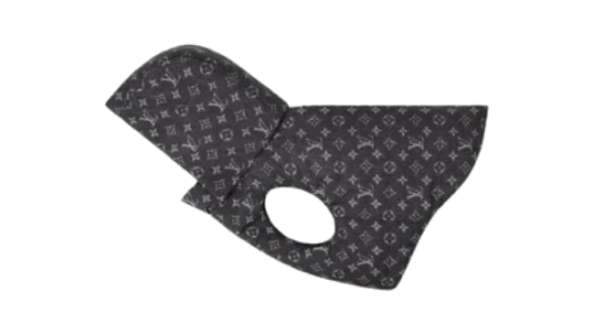 Dog Puffer Jacket - Monogram Black