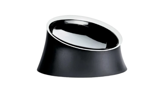 Wowl Large Dog Bowl - Black/White