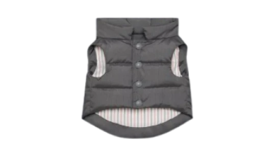 Hector Browne Poly Twill Football Dog Vest - Grey