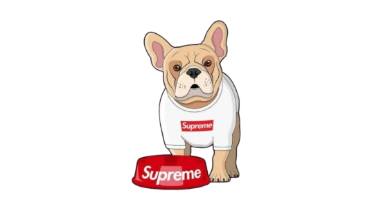 Supreme Hypebeast Pet Sticker