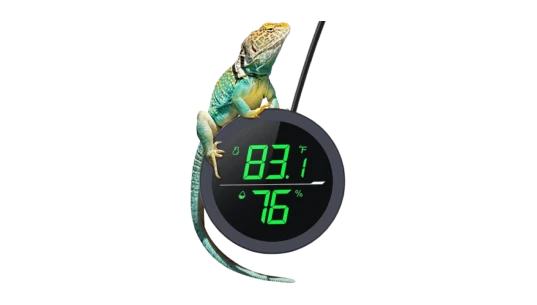 LED Digital Reptile Thermometer & Humidity Gauge