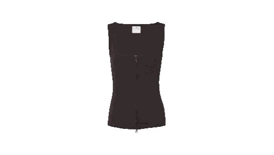Zip-Up Cotton Tank