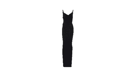 Draped Open-Back Maxi Dress