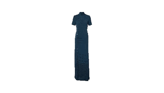 Appliqué Gown