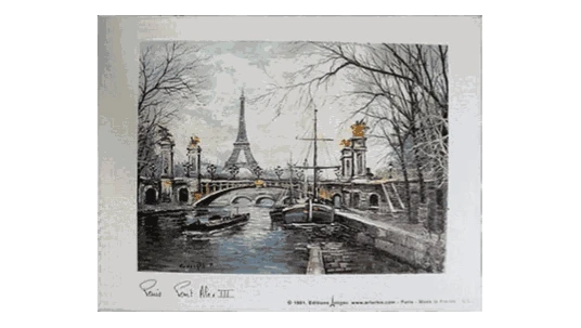 Paris Panorama Postcard