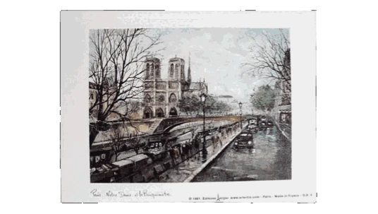 Arc de Triomphe Postcard