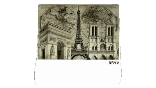 Classic Paris Postcard