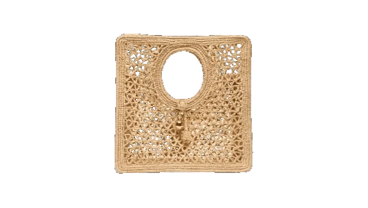Spiaggia Small Raffia Bag
