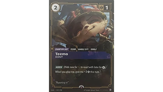 Teemo, Scout Rare Promo