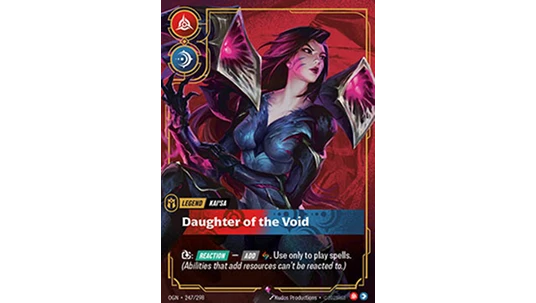 Kai'Sa, Daughter of the Void V1 Rare