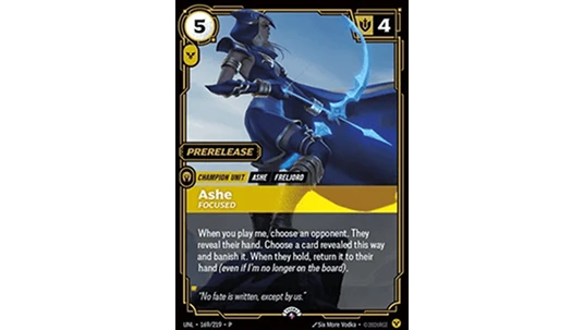 Ashe, Focused Promo