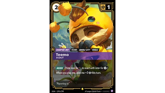 Teemo, Scout V2 Showcase